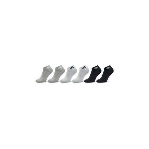 adidas Skarpety Niskie Unisex Thin and Light Sportswear Ankle Socks 6 Pairs IC1307 Szary ze sklepu MODIVO w kategorii Skarpetki damskie - zdjęcie 168532843