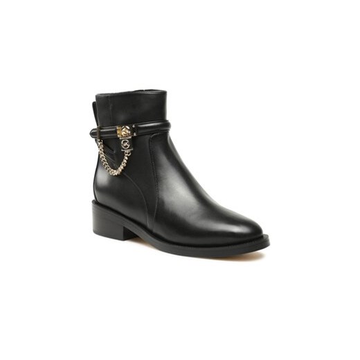 MICHAEL Michael Kors Botki Hamilton Flat Bootie 40F3HAME5L Czarny Michael Michael Kors 35 okazja MODIVO