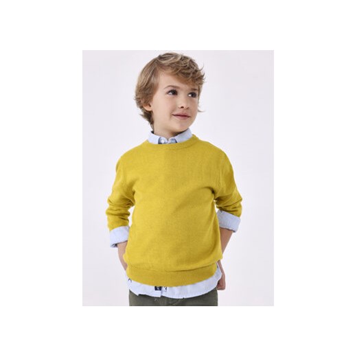 Mayoral Sweter 323 Żółty Regular Fit ze sklepu MODIVO w kategorii Swetry chłopięce - zdjęcie 168533260
