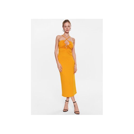 Sisley Sukienka codzienna 41L1LV03U Żółty Regular Fit ze sklepu MODIVO w kategorii Sukienki - zdjęcie 168533342
