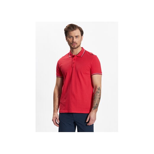 CMP Polo 39D8367 Czerwony Regular Fit ze sklepu MODIVO w kategorii T-shirty męskie - zdjęcie 168534522