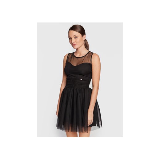 Rinascimento Sukienka koktajlowa CFC0110240003 Czarny Regular Fit ze sklepu MODIVO w kategorii Sukienki - zdjęcie 168534643