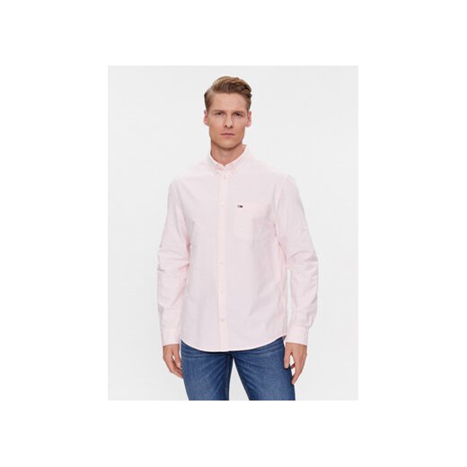 Tommy Jeans Koszula Oxford DM0DM18335 Różowy Regular Fit Tommy Jeans XL MODIVO