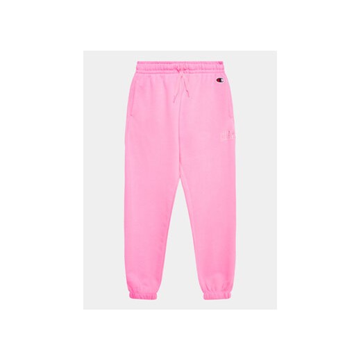 Champion Spodnie dresowe 404656 Różowy Regular Fit ze sklepu MODIVO w kategorii Spodnie dziewczęce - zdjęcie 168535201