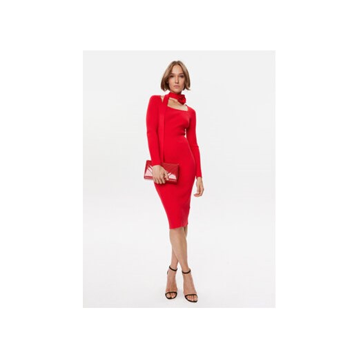 Gaudi Sukienka dzianinowa 321FD13008 Czerwony Regular Fit ze sklepu MODIVO w kategorii Sukienki - zdjęcie 168535380