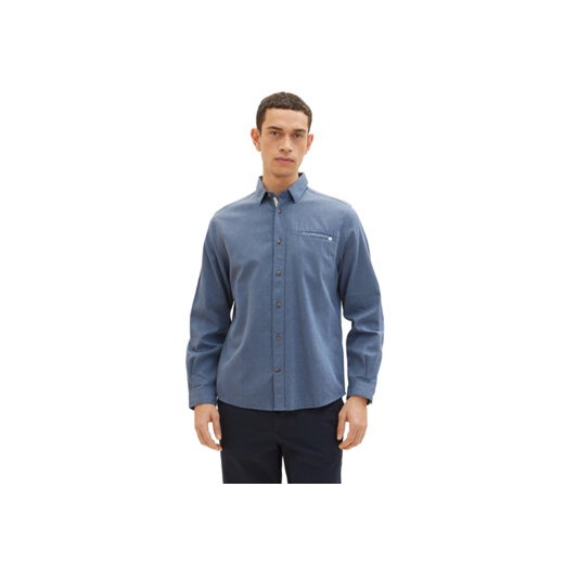 Tom Tailor Koszula 1034895 Niebieski ze sklepu MODIVO w kategorii Koszule męskie - zdjęcie 168535421