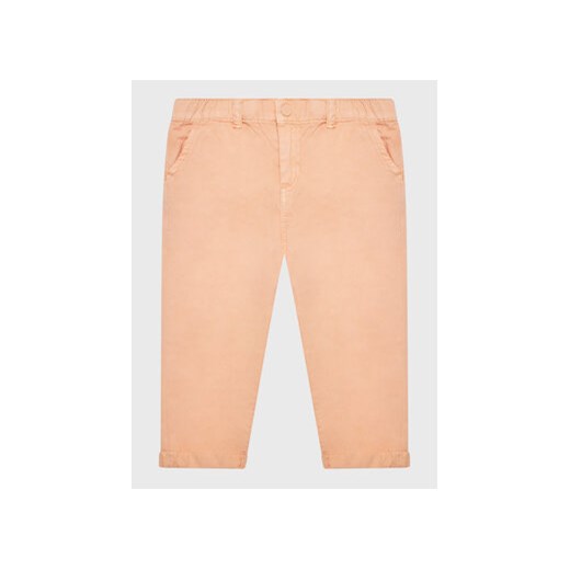 Guess Spodnie materiałowe K3GB04 WFBO0 Pomarańczowy Relaxed Fit ze sklepu MODIVO w kategorii Spodnie dziewczęce - zdjęcie 168535423