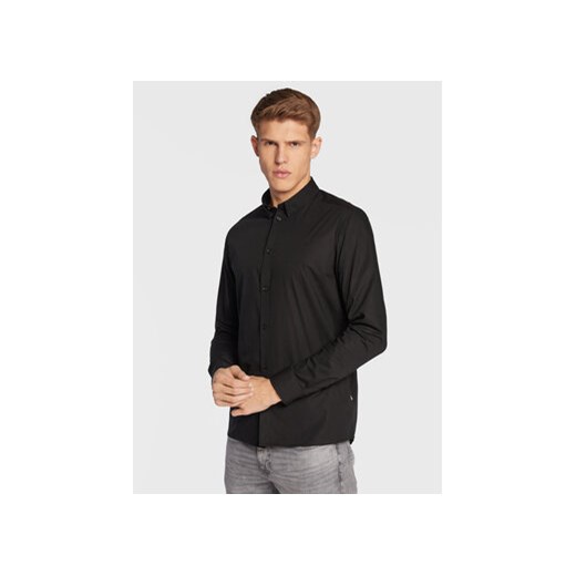 Solid Koszula 21103247 Czarny Slim Fit ze sklepu MODIVO w kategorii Koszule męskie - zdjęcie 168535742