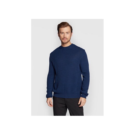 Sisley Sweter 109KS100X Niebieski Regular Fit ze sklepu MODIVO w kategorii Swetry męskie - zdjęcie 168535794