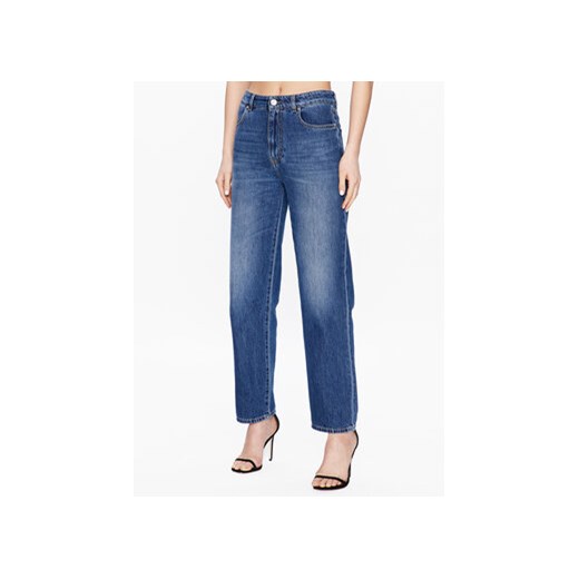 Pinko Jeansy Barbra 100218 A0FJ Granatowy Boyfriend Fit Pinko 25 MODIVO