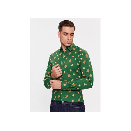 Only & Sons Koszula 22027330 Zielony Regular Fit ze sklepu MODIVO w kategorii Koszule męskie - zdjęcie 168536213