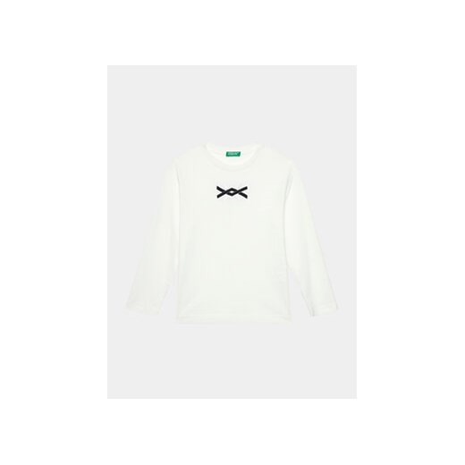United Colors Of Benetton Bluzka 3ATNC10EK Biały Regular Fit ze sklepu MODIVO w kategorii T-shirty chłopięce - zdjęcie 168536532