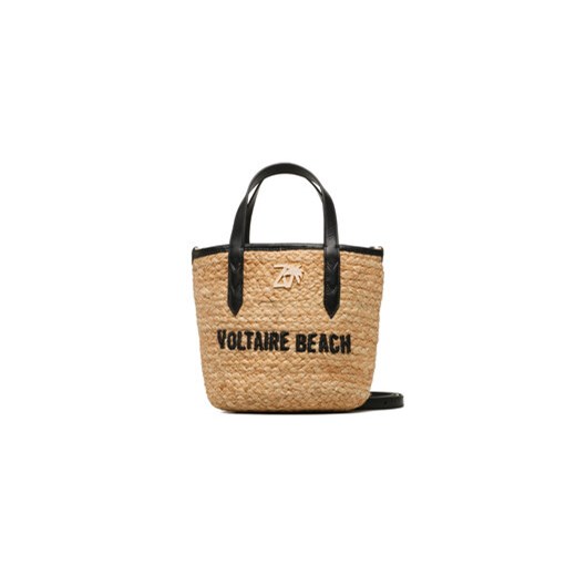 Zadig&Voltaire Torebka Le Baby Beach Bag Voltaire LWBA02284 Brązowy ze sklepu MODIVO w kategorii Torby letnie - zdjęcie 168536631