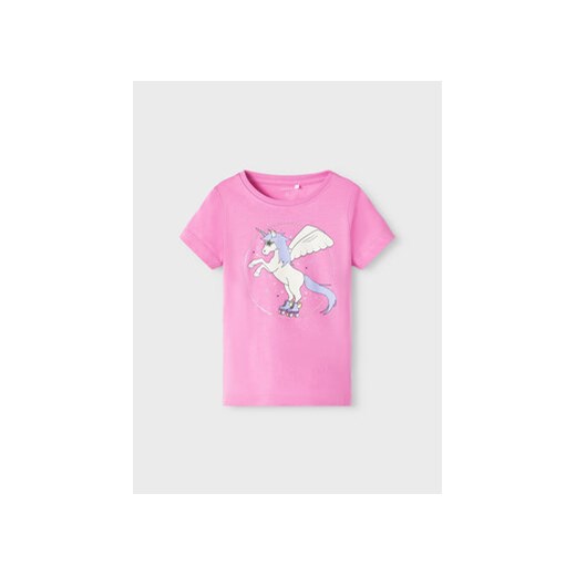 NAME IT T-Shirt 13213329 Różowy Regular Fit ze sklepu MODIVO w kategorii Bluzki dziewczęce - zdjęcie 168537040