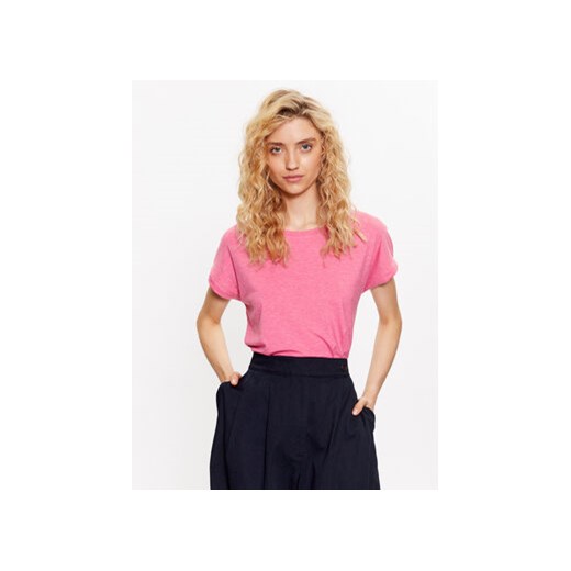 ICHI T-Shirt 20109945 Różowy Regular Fit ze sklepu MODIVO w kategorii Bluzki damskie - zdjęcie 168537100