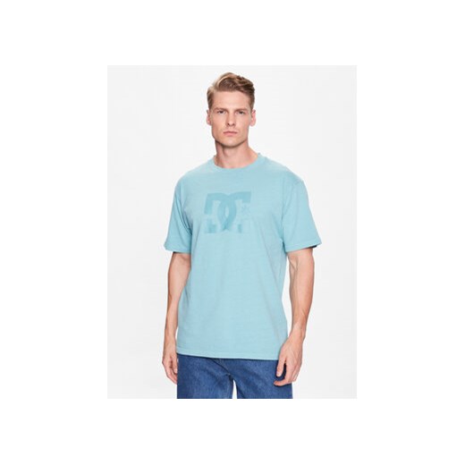DC T-Shirt Star Pigment Dye ADYZT05223 Niebieski Relaxed Fit ze sklepu MODIVO w kategorii T-shirty męskie - zdjęcie 168537163