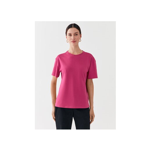United Colors Of Benetton T-Shirt 3096D102O Różowy Regular Fit ze sklepu MODIVO w kategorii Bluzki damskie - zdjęcie 168537501