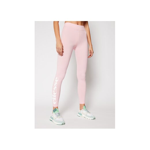 Ellesse Legginsy Solos 2 SGS04703 Różowy Slim Fit ze sklepu MODIVO w kategorii Spodnie damskie - zdjęcie 168538212