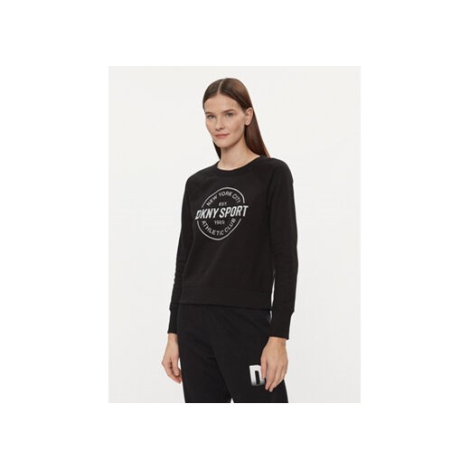 DKNY Sport Bluza DP3T9561 Czarny Regular Fit ze sklepu MODIVO w kategorii Bluzy damskie - zdjęcie 168538242