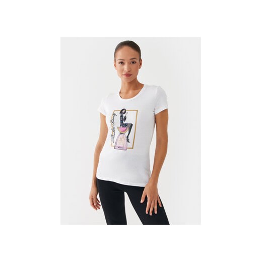 Liu Jo T-Shirt MF3272 J6409 Biały Regular Fit ze sklepu MODIVO w kategorii Bluzki damskie - zdjęcie 168539163