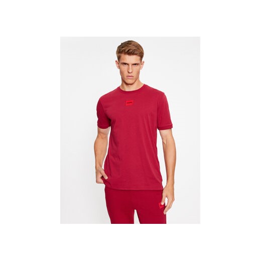 Hugo T-Shirt Diragolino212 50447978 Czerwony Regular Fit ze sklepu MODIVO w kategorii T-shirty męskie - zdjęcie 168539184