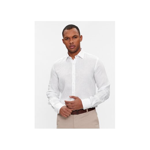 Paul&Shark Koszula 24413322 Biały Slim Fit ze sklepu MODIVO w kategorii Koszule męskie - zdjęcie 168539521