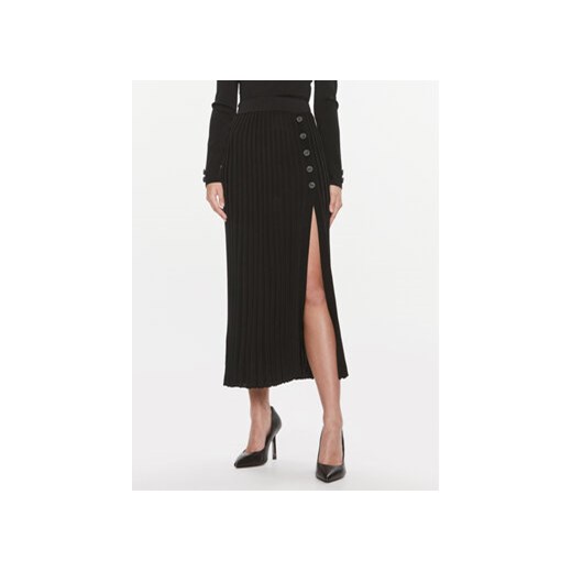 Guess Spódnica plisowana Shopie Pleated Skirt W4RD99 Z3D60 Czarny Regular Fit ze sklepu MODIVO w kategorii Spódnice - zdjęcie 168539774