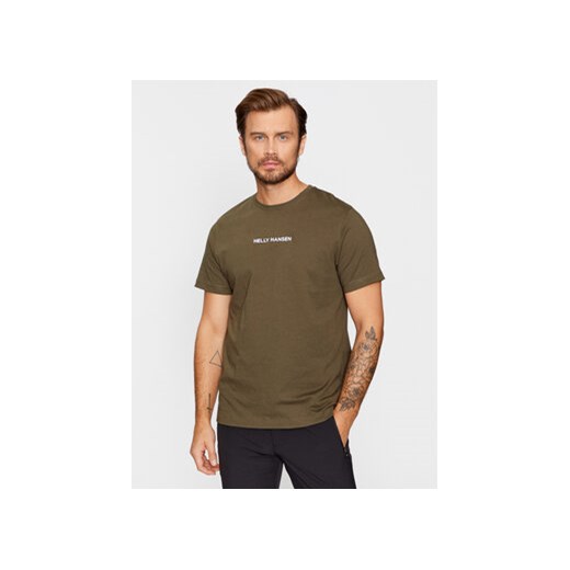 Helly Hansen T-Shirt Core Graphic 53936 Zielony Regular Fit ze sklepu MODIVO w kategorii T-shirty męskie - zdjęcie 168540201