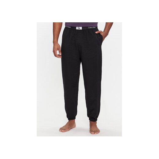Calvin Klein Underwear Spodnie piżamowe 000NM2514E Czarny Regular Fit ze sklepu MODIVO w kategorii Piżamy męskie - zdjęcie 168540370
