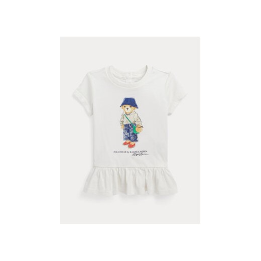 Polo Ralph Lauren T-Shirt 310915833001 Biały Regular Fit ze sklepu MODIVO w kategorii Koszulki niemowlęce - zdjęcie 168540671