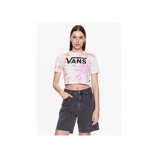 Vans T-Shirt Resort Wash VN0003PS Kolorowy Cropped Fit ze sklepu MODIVO w kategorii Bluzki damskie - zdjęcie 168540810