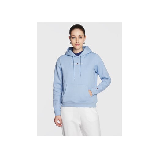 Tommy Jeans Bluza Serif Linear DW0DW14362 Niebieski Regular Fit Tommy Jeans XS MODIVO