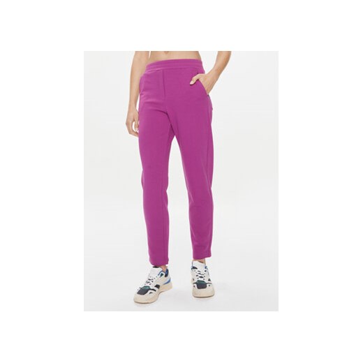 Marella Spodnie materiałowe Ufficio 2337861037200 Różowy Regular Fit ze sklepu MODIVO w kategorii Spodnie damskie - zdjęcie 168541573