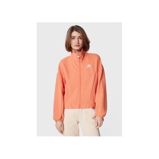 New Balance Bluza WJ23500 Pomarańczowy Oversize ze sklepu MODIVO w kategorii Bluzy damskie - zdjęcie 168541824