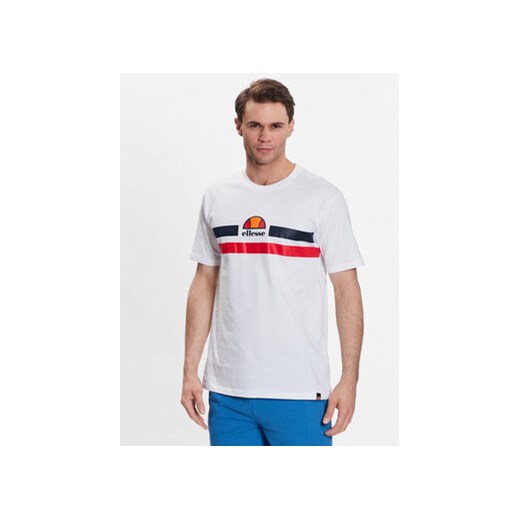 Ellesse T-Shirt Aprel SHR06453 Biały Regular Fit ze sklepu MODIVO w kategorii T-shirty męskie - zdjęcie 168541972