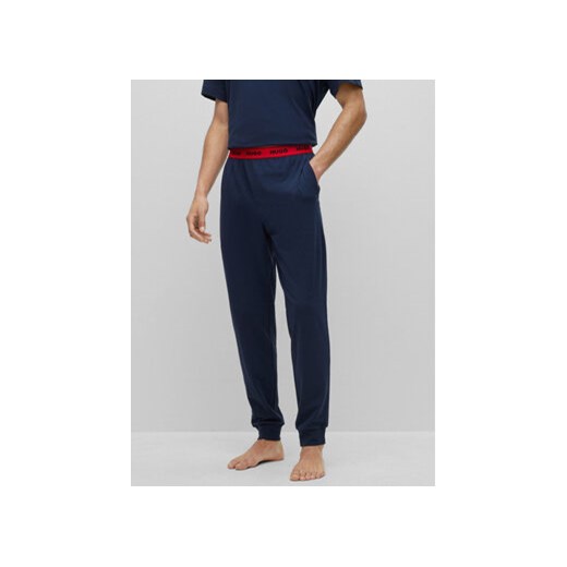 Hugo Spodnie piżamowe 50493128 Granatowy Regular Fit ze sklepu MODIVO w kategorii Piżamy męskie - zdjęcie 168542193
