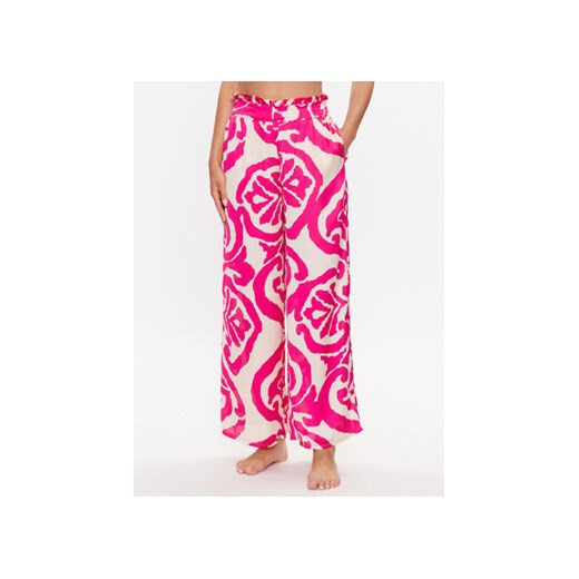 Etam Spodnie piżamowe 6538085 Różowy Regular Fit ze sklepu MODIVO w kategorii Piżamy damskie - zdjęcie 168542374
