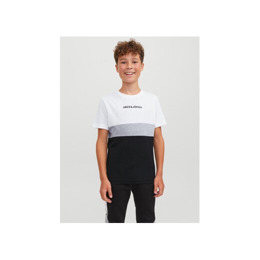 Jack&Jones Junior T-Shirt 12237430 Biały Regular Fit ze sklepu MODIVO w kategorii T-shirty chłopięce - zdjęcie 168542434