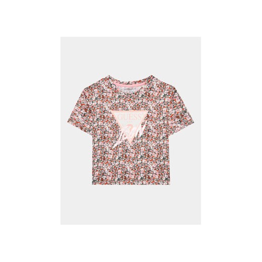 Guess T-Shirt J3YI17 K6YW3 Kolorowy Boxy Fit ze sklepu MODIVO w kategorii Bluzki dziewczęce - zdjęcie 168542884