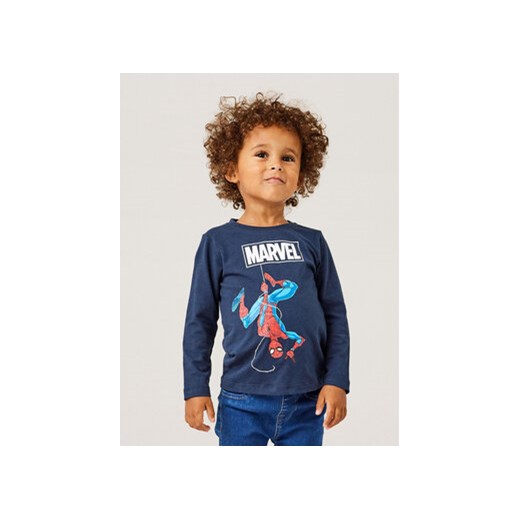 NAME IT Bluzka MARVEL 13213069 Granatowy Regular Fit ze sklepu MODIVO w kategorii T-shirty chłopięce - zdjęcie 168543114