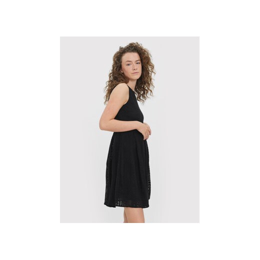 Vero Moda Sukienka letnia Honey 10272504 Czarny Regular Fit ze sklepu MODIVO w kategorii Sukienki - zdjęcie 168543122
