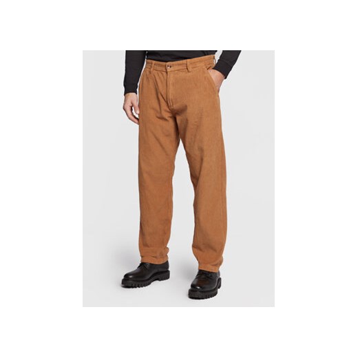 Redefined Rebel Spodnie materiałowe Malik 216210 Brązowy Regular Fit ze sklepu MODIVO w kategorii Spodnie męskie - zdjęcie 168543480