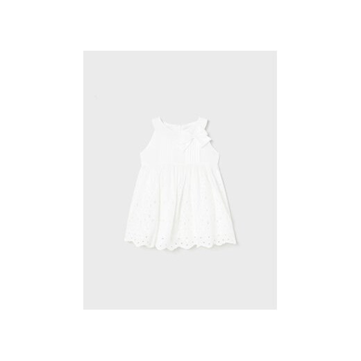 Mayoral Sukienka letnia 1962 Biały Regular Fit ze sklepu MODIVO w kategorii Ubranka do chrztu - zdjęcie 168543563
