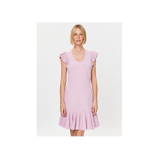 Ted Baker Sukienka dzianinowa Milasen 268210 Różowy Slim Fit ze sklepu MODIVO w kategorii Sukienki - zdjęcie 168543633