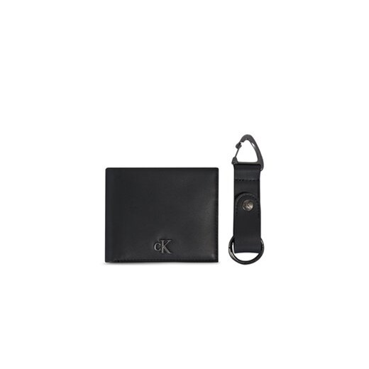 Calvin Klein Jeans Zestaw portfel i brelok Gifting Bifold/Keyfob K50K511201 Czarny ze sklepu MODIVO w kategorii Portfele męskie - zdjęcie 168543703