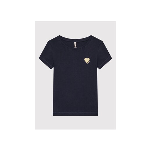 Kids ONLY T-Shirt Kita 15266481 Granatowy Regular Fit ze sklepu MODIVO w kategorii Bluzki dziewczęce - zdjęcie 168543724