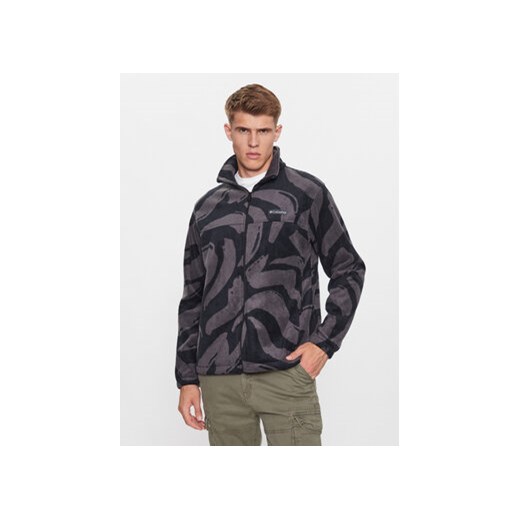 Columbia Polar Steens Mountain™ Printed Jacket Czarny Regular Fit ze sklepu MODIVO w kategorii Bluzy męskie - zdjęcie 168543732