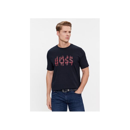Boss T-Shirt Teeheavyboss 50510009 Granatowy Regular Fit ze sklepu MODIVO w kategorii T-shirty męskie - zdjęcie 168543890