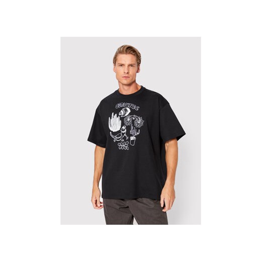 Converse T-Shirt 10023791 Czarny Loose Fit ze sklepu MODIVO w kategorii T-shirty męskie - zdjęcie 168544251
