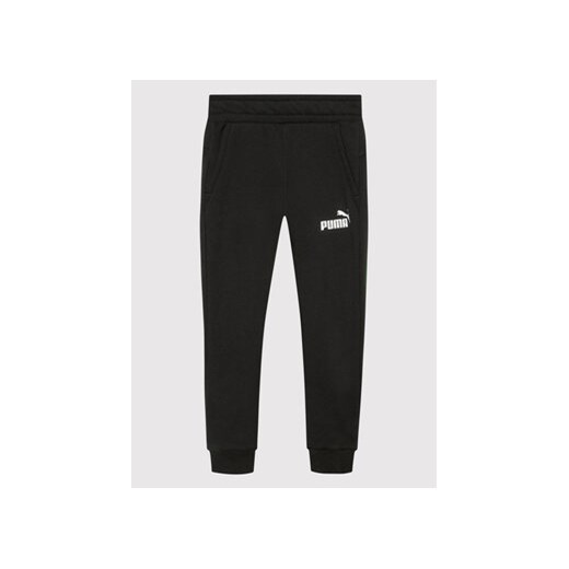 Puma Spodnie dresowe Essential Logo 586974 Czarny Regular Fit ze sklepu MODIVO w kategorii Spodnie chłopięce - zdjęcie 168544471